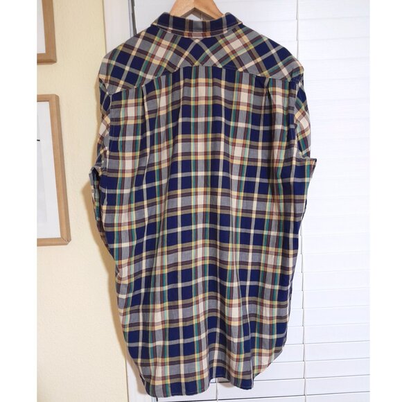 Dead Stock Rare 2 Pocket Filson Black Label Flannel Shirt Men's Sz Large Multi C - Picture 6 of 6